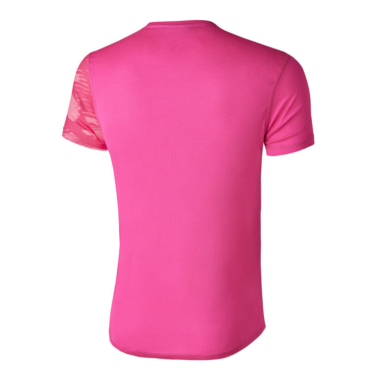 Moda Plenitude Fitness Casual  Camiseta Run Compression Rosa
